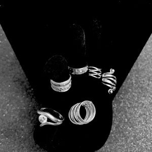 Pre- Own,  Silver 925 Rings; SALE SEPARATELY $25.00 each or $120.00 for 6 Rings